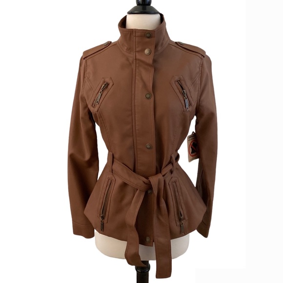 Jou Jou Faux Leather Jacket - Picture 2 of 7